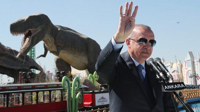 Cumhurbaşkanı Erdoğan, Ankarapark'ın açılışında