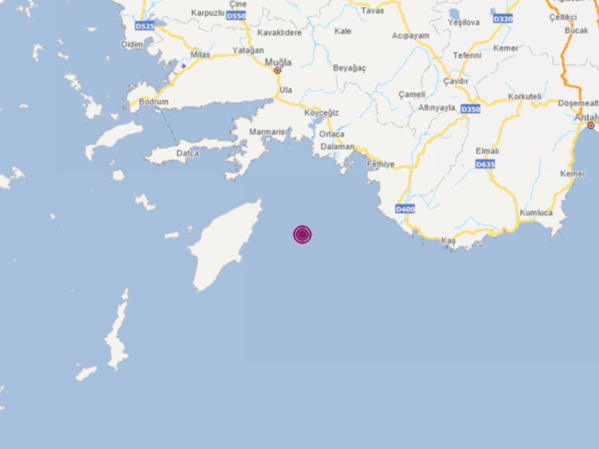 Son dakika! Akdeniz'de deprem