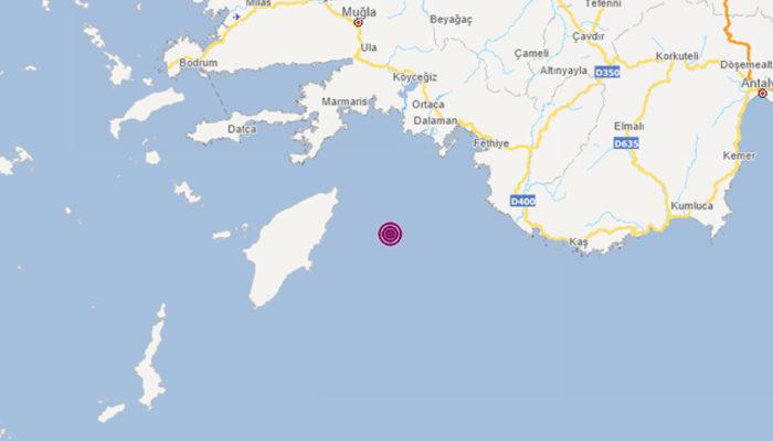 Son dakika! Akdeniz'de deprem