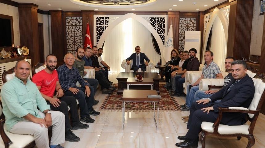 &Ccedil;inko-&Ccedil;alışma Grubu ekibinden Vali Akbıyık&rsquo;a ziyaret