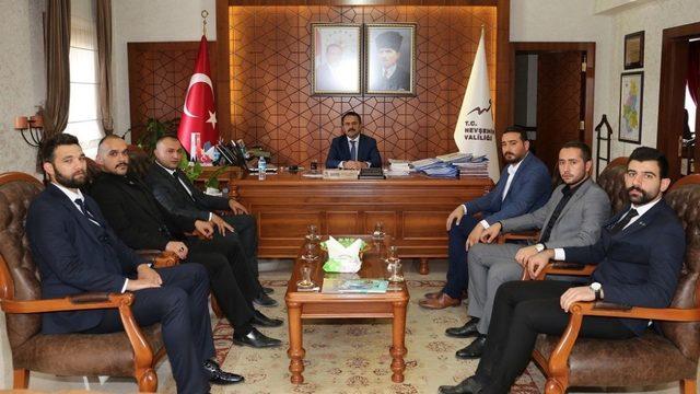 Ülkü Ocakları, Nevşehir Valisi Aktaş’ı ziyaret etti