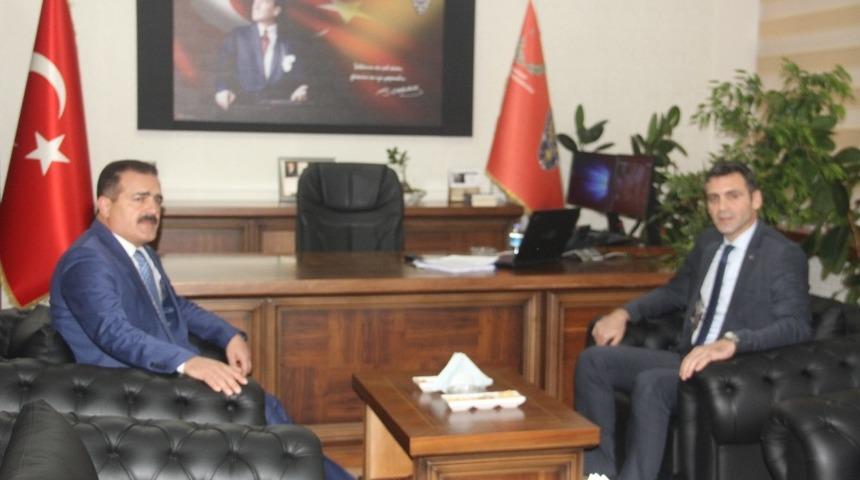 Vali Akbıyık&rsquo;tan Emniyet M&uuml;d&uuml;r&uuml; Aydın&rsquo;a ziyaret