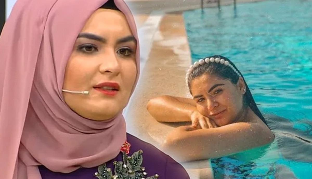 Gelin adayı Hanife'den mini elbiseli poz! Foyası ortaya &ccedil;ıktı