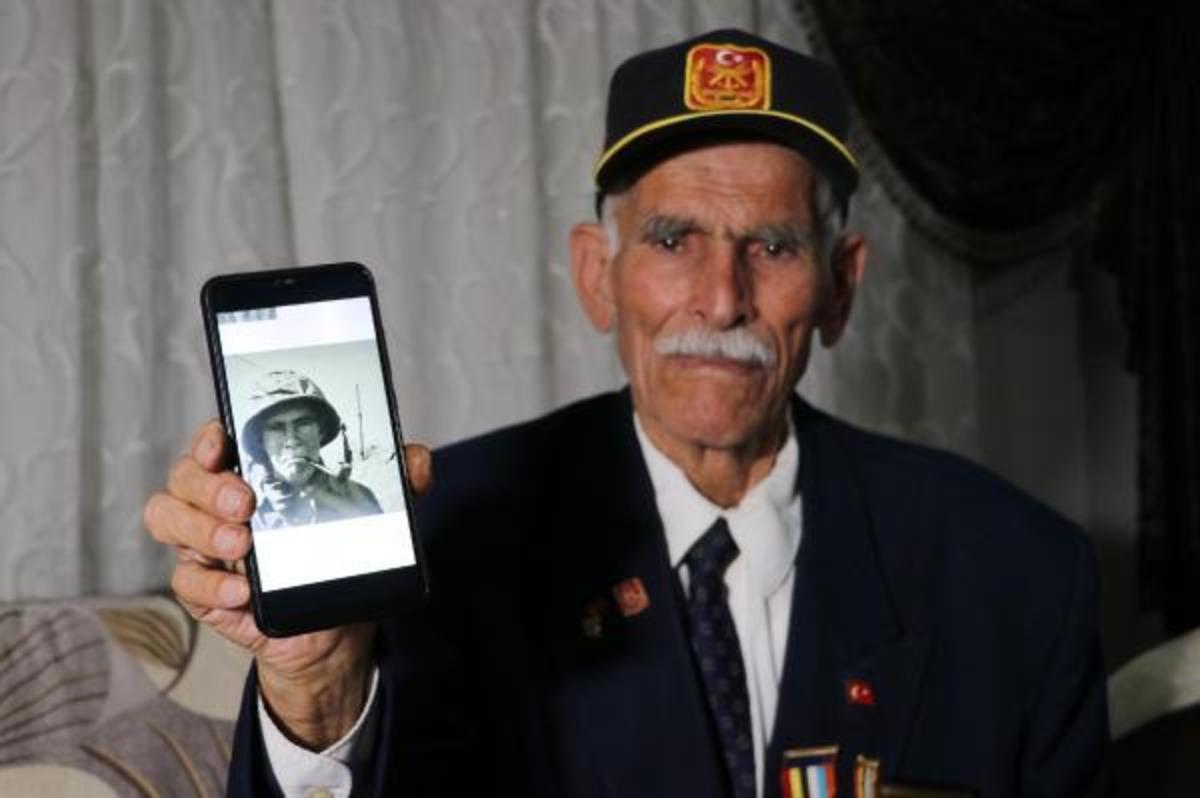 69 yıl sonra G&uuml;ney Kore'ye giden gazi İlkimen, fotoğrafını g&ouml;r&uuml;nce şaştı kaldı