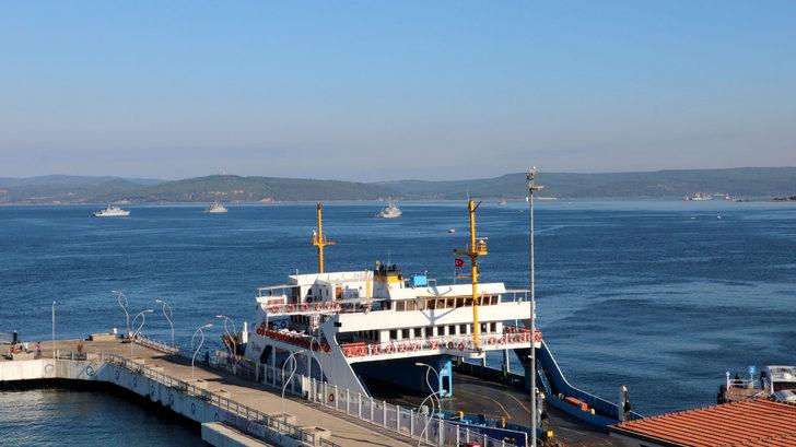 Çanakkale Boğazı'nda tatbikat hareketliliği! NATO gemileri geldi G2