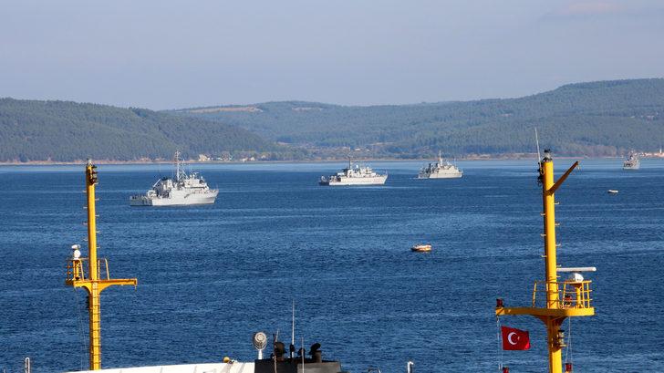 Çanakkale Boğazı'nda tatbikat hareketliliği! NATO gemileri geldi G1
