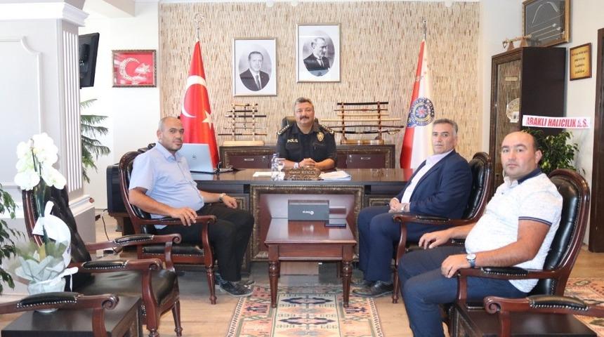 Başkan Kayan’dan Emniyet Müdürü Kolcu’ya hayırlı olsun ziyareti