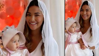 Gizem ve Hakan Hatipoğlu çifti kızları için diş buğdayı yaptı