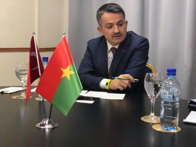 Tarım ve Orman Bakanı Pakdemirli Burkina Faso’da