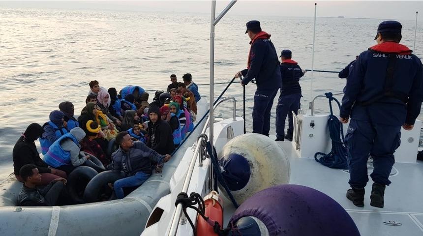 Didim&rsquo;de 34 d&uuml;zensiz g&ouml;&ccedil;men yakalandı