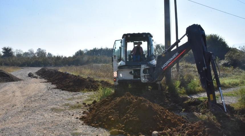 Yeni yolların altyapısı da tamam