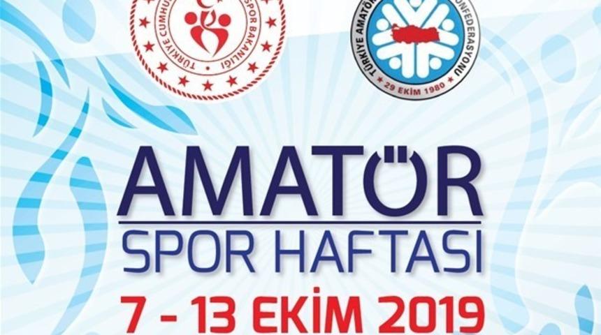 Amatör Spor haftası etkinlikleri