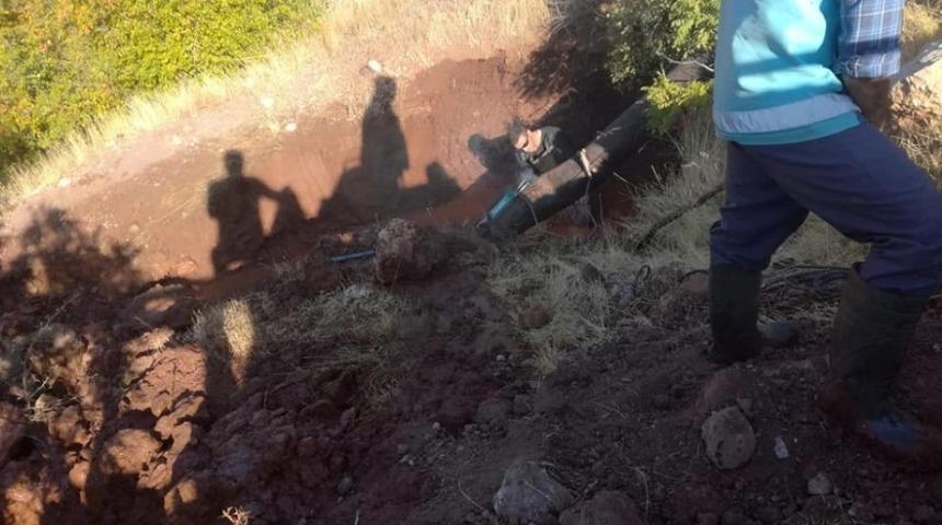 G&uuml;rlevik ana isale hattında onarım &ccedil;alışması yapıldı