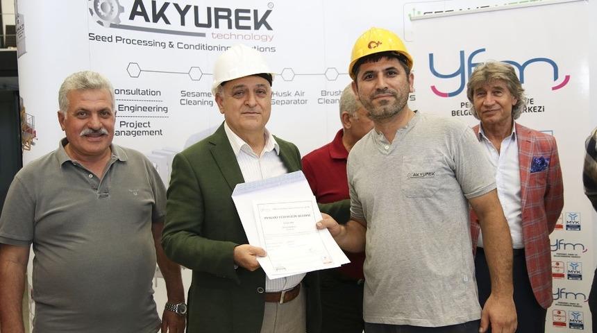 MTSO, ilk mesleki yeterlilik belgelerini verdi