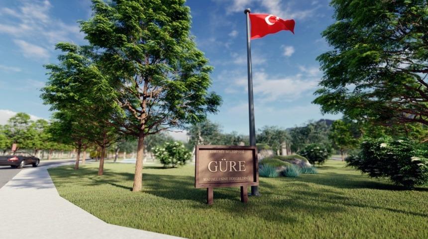 G&uuml;re&rsquo;ye bisiklet yolu yapılıyor