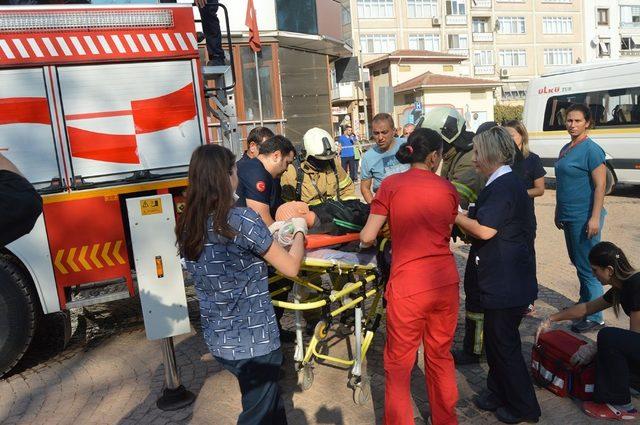 Hastanede ’yangın’ tatbikatı