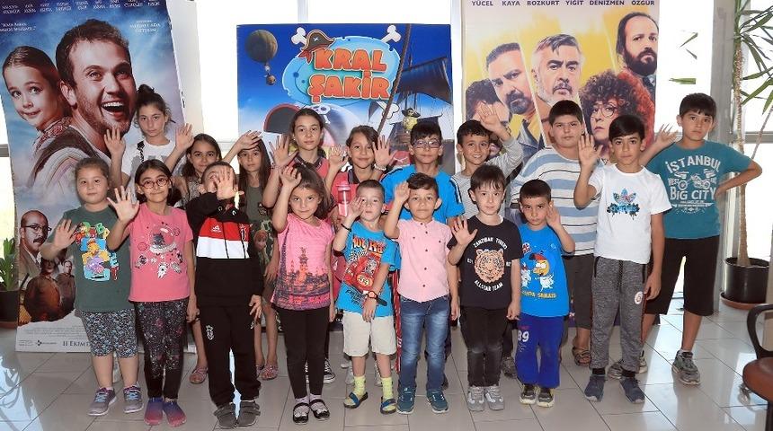 Minikler Pamukkale Belediyesi sayesinde sinemayla tanıştı