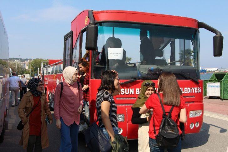 Üniversite öğrencileri gemiyle Samsun’u gezdi G2