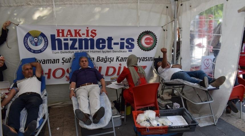 Hizmet-İş Sendikasından kan bağışı