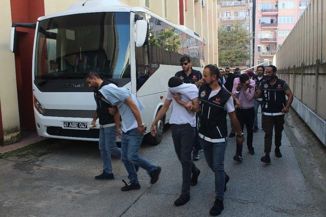 Kocaeli’deki torbacı operasyonunda 9 tutuklama