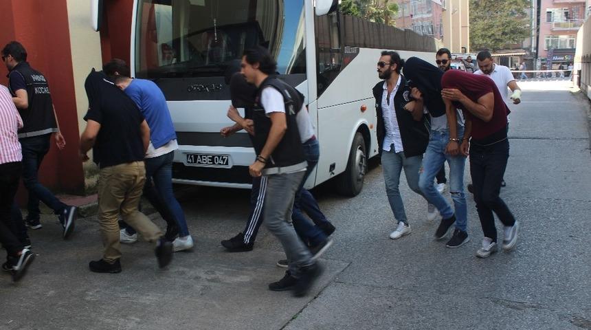 Kocaeli&rsquo;deki torbacı operasyonunda 9 tutuklama