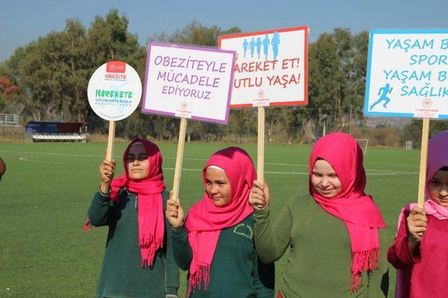 Karpuzlu’da ‘Çocukluk çağı obezitesi’ farkındalık yürüyüşü yapıldı