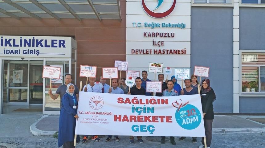 Karpuzlu&rsquo;da &lsquo;&Ccedil;ocukluk &ccedil;ağı obezitesi&rsquo; farkındalık y&uuml;r&uuml;y&uuml;ş&uuml; yapıldı