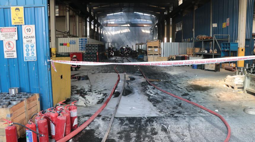 Ankara'da korkutan yangın!