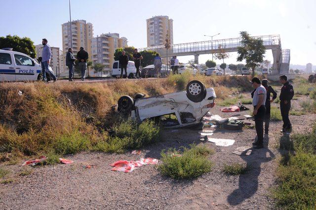 Kayseri'de iki otomobil çarpıştı: 2 yaralı