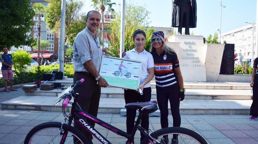 Ortacalı &ccedil;ocukların bisiklet heyecanı