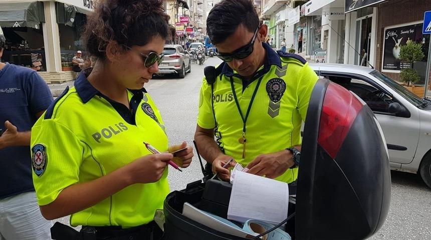 Samandağ&rsquo;da motosiklet denetimi