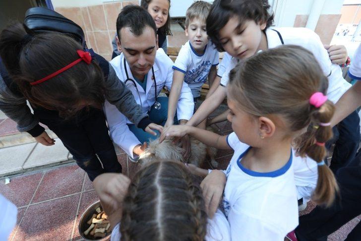 Yüzlerce çocuk Büyükşehir’in hayvan barınağını ziyaret etti G3