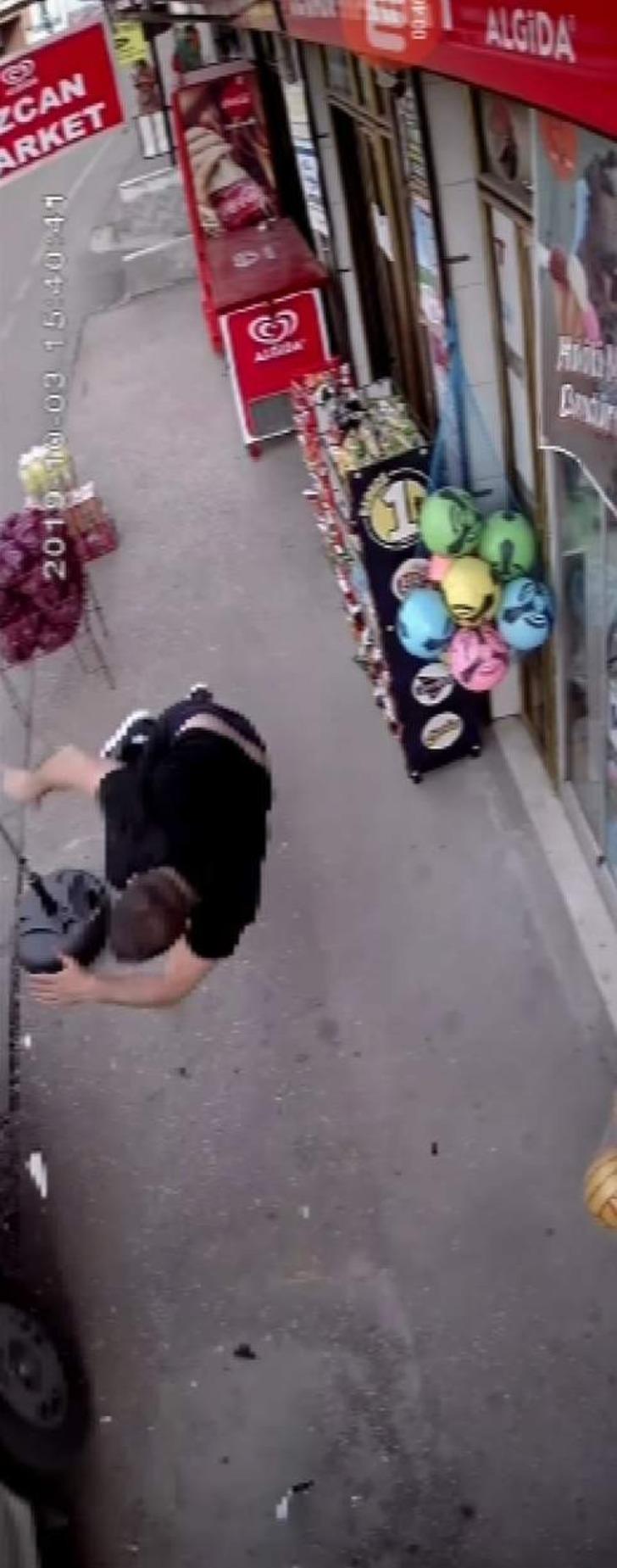 Kucağında bebeğiyle bekleyen babaya aracıyla çarpıp kaçtı! G2