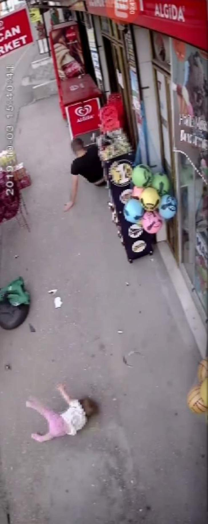 Kucağında bebeğiyle bekleyen babaya aracıyla çarpıp kaçtı! G3