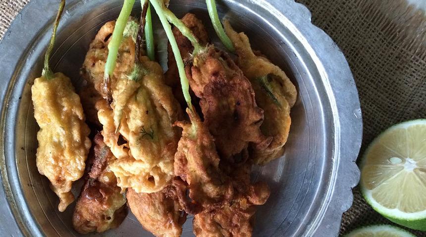 Kabak Çiçeği Dolması Kızartması