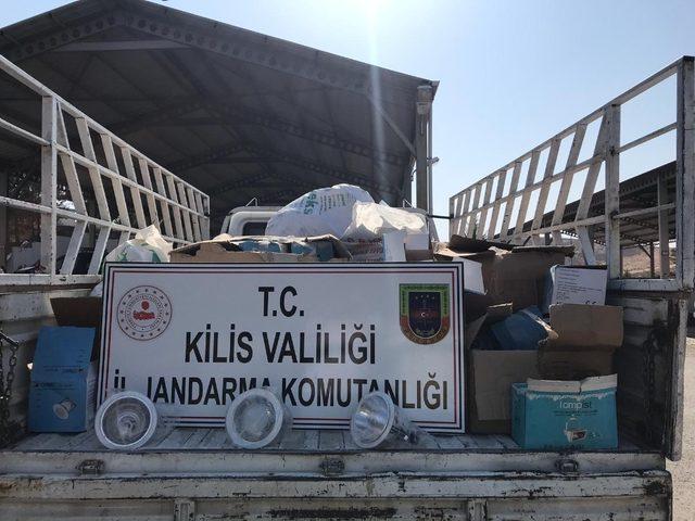 Kilis’te kaçak elektrik malzemesi ele geçirildi