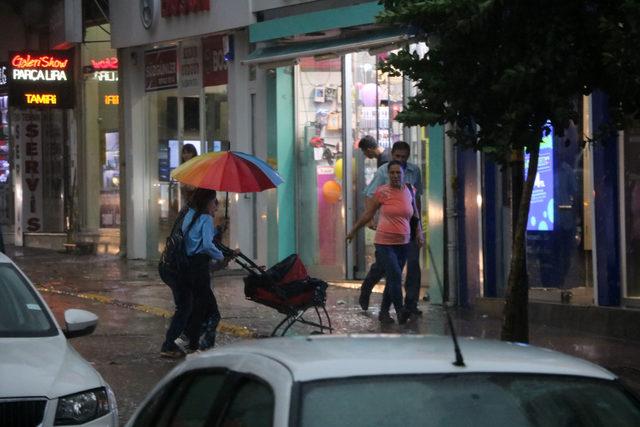 Trakya'da beklenen yağış başladı (2)