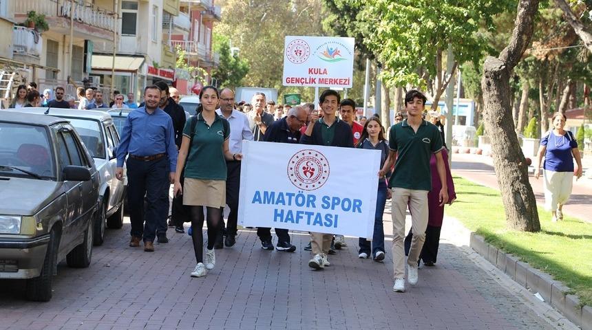 Kula’da amatör spor haftası kutlamaları başladı