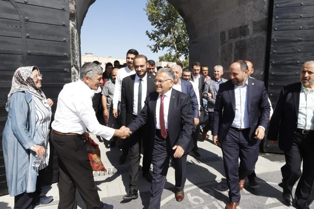 Başkan B&uuml;y&uuml;kkılı&ccedil;&rsquo;tan Kayseri Kalesi K&uuml;lt&uuml;r Sanat Merkezi a&ccedil;ıklaması