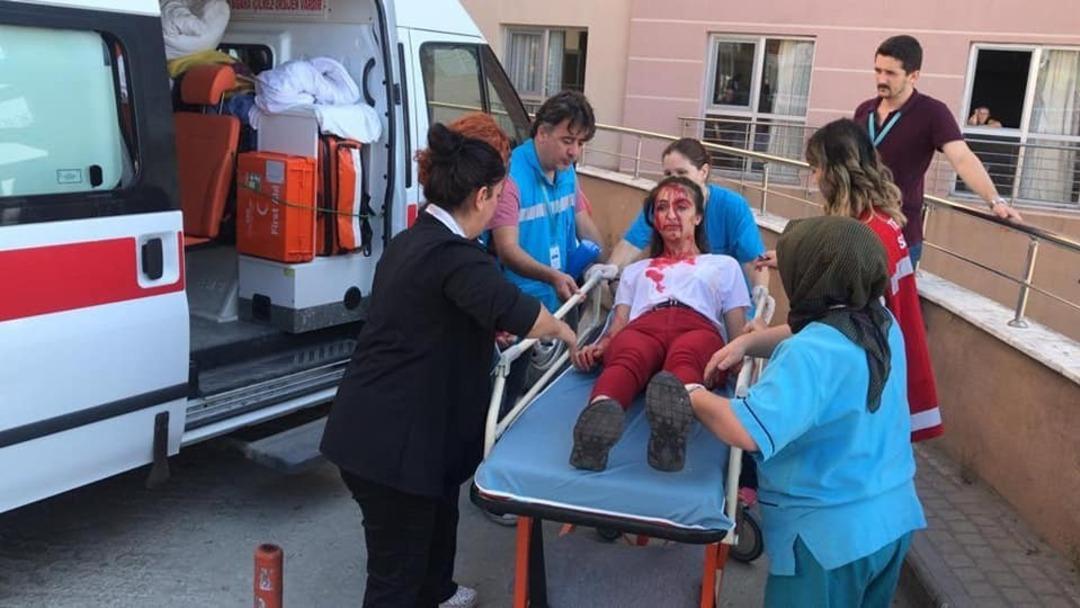 Hastanede toplu yaralanma tatbikatı
