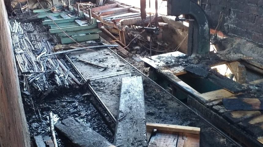 Bing&ouml;l&rsquo;de at&ouml;lye yangını