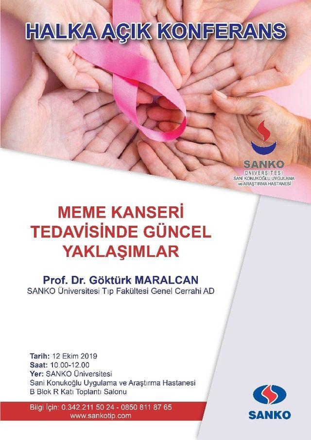 SANKO Üniversitesi Hastanesi’nde halka açık konferans