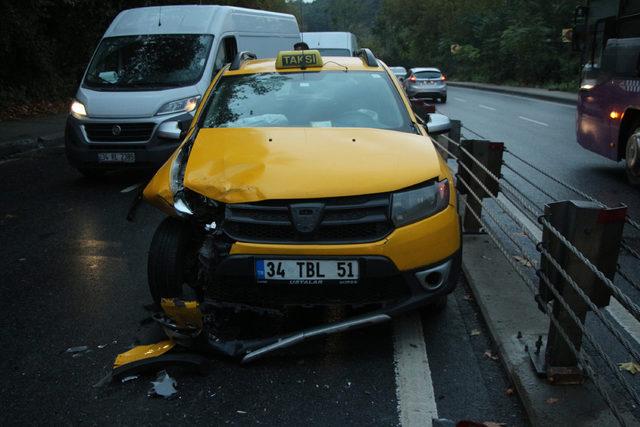 Sarıyer'de zincirleme trafik kazası