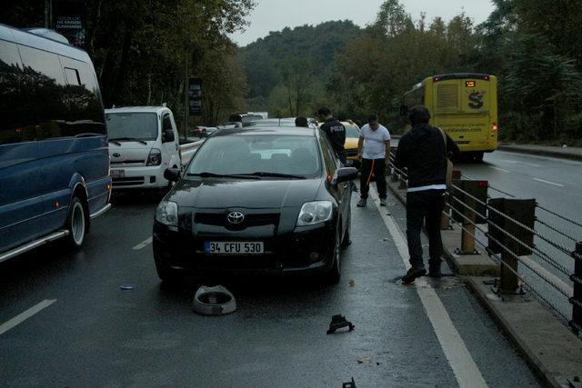 Sarıyer'de zincirleme trafik kazası