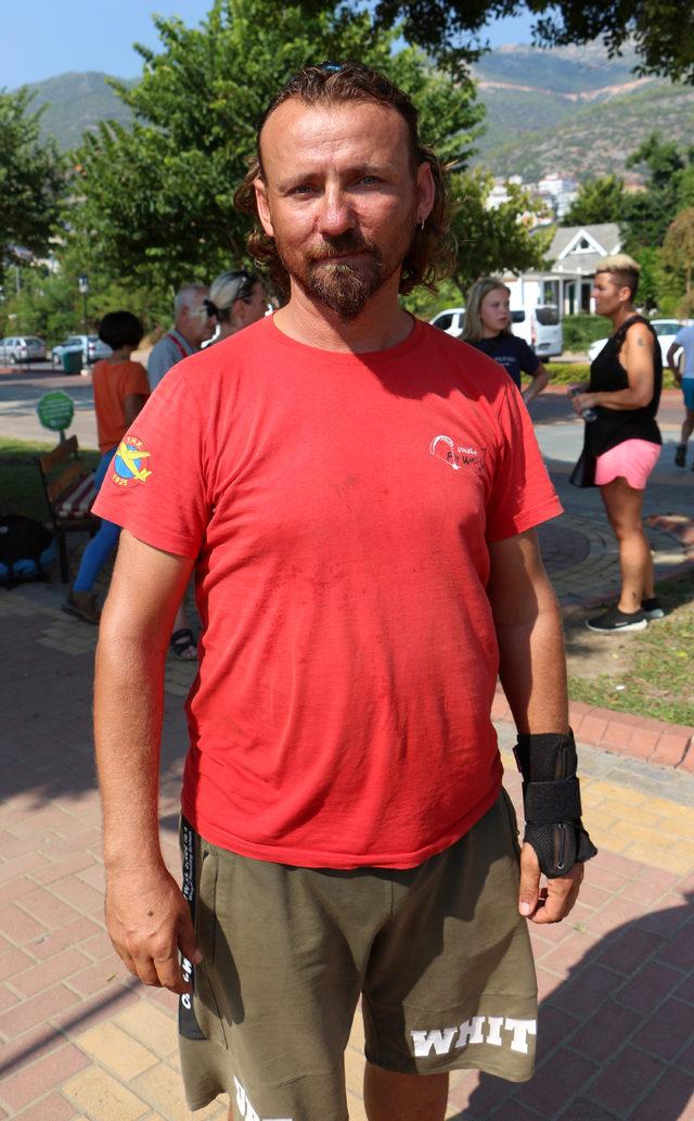 'Yamaç paraşütü korkulacak bir spor değil'