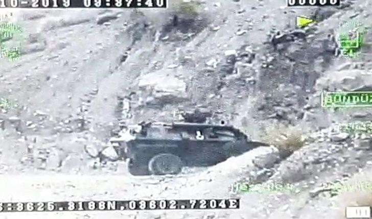 Hatay'da 2 askerin şehit olduğu kazanın görüntüleri! G2