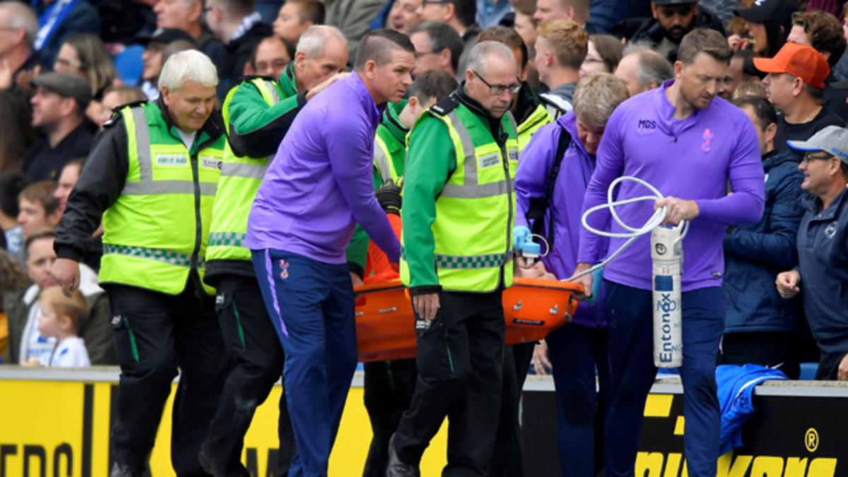 Hugo Lloris'in korkutan sakatlığı! Oksijen t&uuml;p&uuml;yle yardım