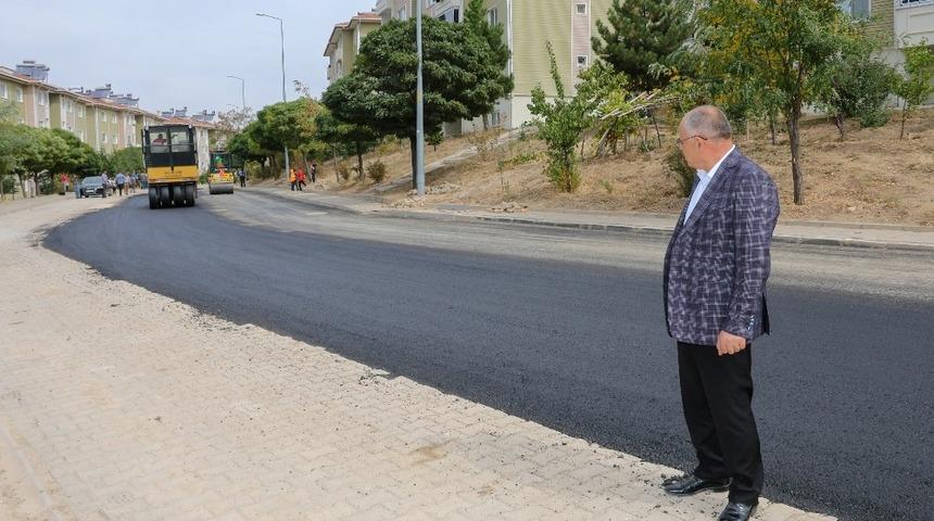 Yahyalı&rsquo;da Asfaltlama &Ccedil;alışmaları