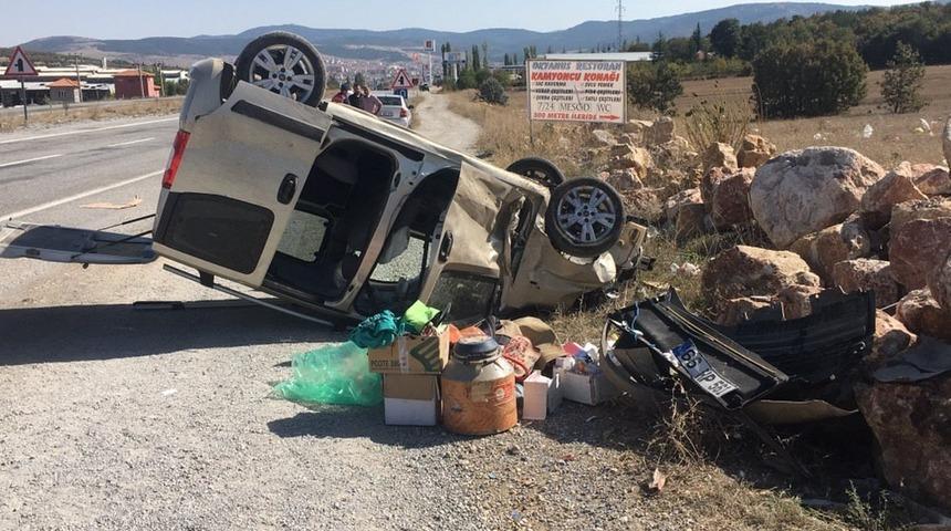 Yozgat&rsquo;ta trafik kazası 2 yaralı