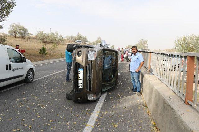 Ürgüp’te trafik kazası: 1 yaralı